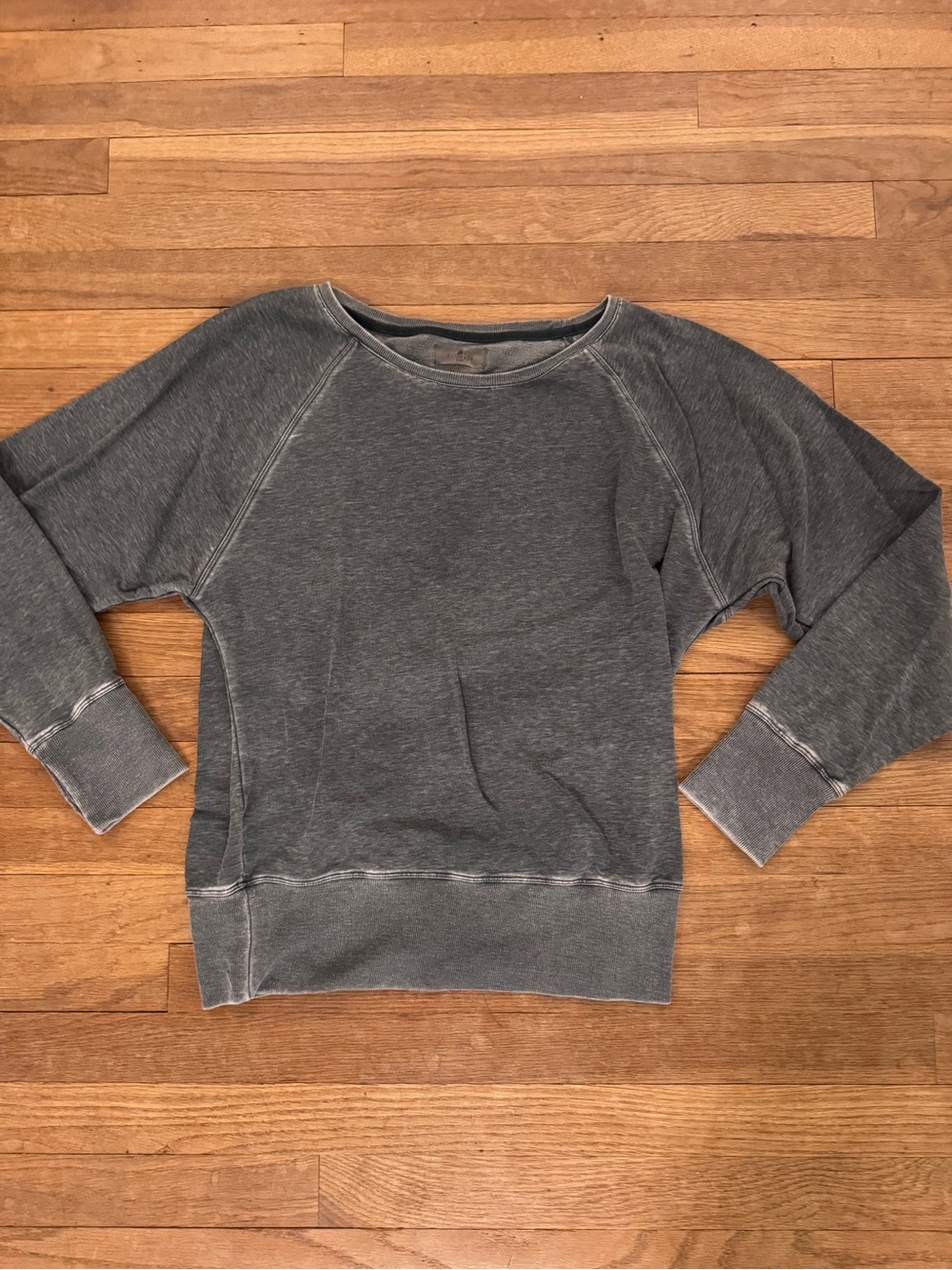 Sundays Two Women's Slate Gray Green Long Sleeve Sweatshirt - Size 2
 B27